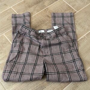 Stylish Plaid High Rise Bottoms